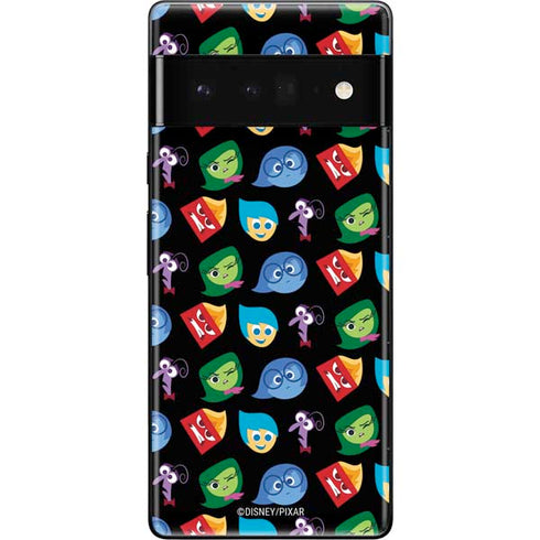 Disney Inside Out Character Pattern Google Pixel 6 Pro Skin